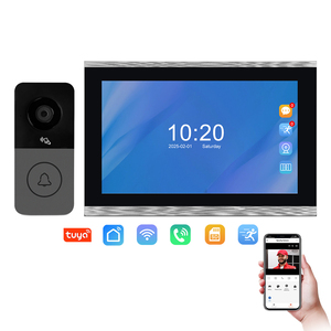 10.1 Inch Video Doorphone <strong>Intercom</strong> Doorbell System Supports Unlock PIR Motion Detection Tuya <strong>Smart</strong> Video <strong>Intercom</strong> Door Bell - Product Image 1