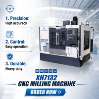 Centre d'usinage CNC compact XH7132 à haute stabilité pour l'usinage de petits moules et de pièces en aluminium