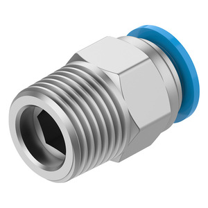 Festo <b>Quick</b> Connect Straight <b>Connector</b> NPQE-D-R12-Q6-P5 Brass Pneumatic Parts - Product Image 4