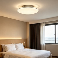 Nouveauté : Plafonniers LED modernes en aluminium à économie d'énergie, avec variateur d'intensité par interrupteur DIP, 2700K, étanches IP44, CRI 90 élevé, pour chambre à coucher