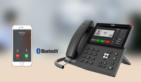 Téléphone IP d'entreprise Fanvil X7 avec écran tactile de 7 pouces, design élégant avec téléphonie de pointe, WIFI BT, téléphone SIP 20 lignes