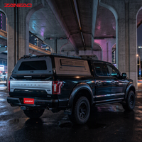 Capot rigide en alliage d'aluminium pour pick-up, avec portes latérales solides et porte arrière vitrée pour Volkswagen Amarok