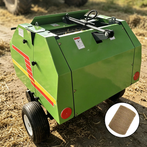 Mini-tracteur agricole pas cher pour la ramassage automatique de fourrage, avec attelage 3 points pour paille - Product Image 4