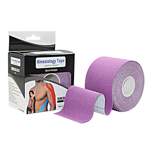 Bande de kinésiologie de 5 cm avec boîte individuelle, en coton, pour soulager les douleurs musculaires, pour le sport, la remise en forme, la physiothérapie, 5 m - Product Image 4