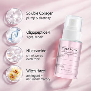 Suero Reparador de Poros con 10 Péptidos de Colágeno, Ilumina la Piel Opaca, Cierra los Poros, para Piel Mixta, Rutina Diaria, 30 ml - Product Image 2