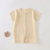 Baby Kurzarm Onesie Sommer Neugeborene Atmungsaktive Mesh Klimaanlage Kleidung für Jungen und Mädchen Baby Light Pyjamas