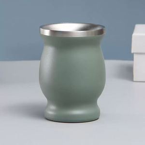 Taza Curva Aislada de Acero Inoxidable Ligera de 150g para Regalo, Fiestas y Bebidas Diarias - Product Image 6
