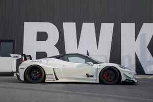 Kit de Carrocería de Segunda Generación de Alta Calidad para <span class=keywords><strong>Ferrari</strong></span> <span class=keywords><strong>458</strong></span> <span class=keywords><strong>Italia</strong></span>, Estilo LB, Fibra de Vidrio, Parachoques Delantero y Trasero, Alerón, Capó - Product Image 4