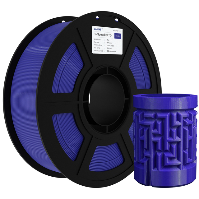 High Speed PETG Filament 175mm 100% Pure PETG Easy Printing for Fast FDM Printer by JAMG HE