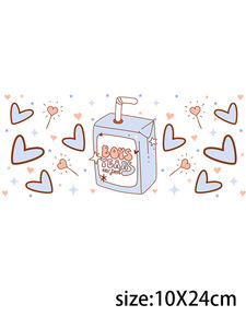 LETOP 1pcs Waterproof Custom 16oz UV pour DTF Cup Wrap Transfers Dog Mom Decals for Glass Cups for Milk & Coffee - Product Image 3