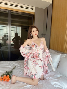 Robe sexy avec robe de nuit pour femme, vêtements de nuit pour femmes grandes tailles - Product Image 3