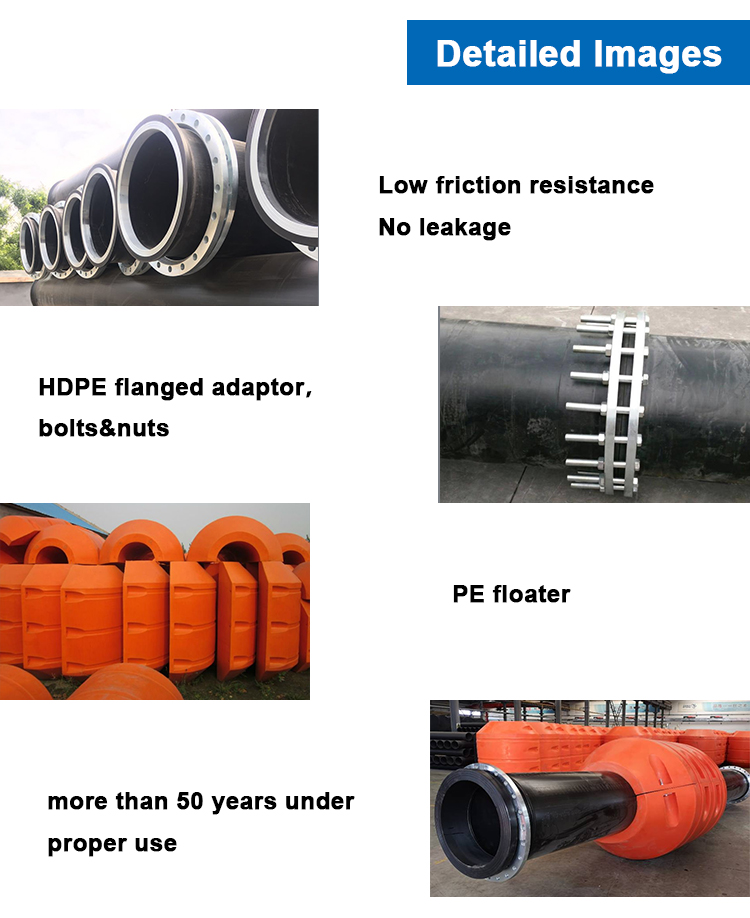 25mm - 300mm Black HDPE PE Pipe Double Screw Corrosion Resistant Large Diameter PE Pipe