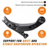Bras de suspension avant inférieur 48069-12220, bras de suspension avant gauche pour Toyota Corolla Altis, fournisseur d'usine OEM