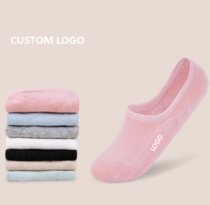 Phụ Nữ Của Mùa Hè Bông Vô Hình Không Có Hiển Hiện Vớ Tùy Chỉnh Dệt Kim Với Đồng Bằng Phẳng Ẩn In Thiết Kế Bán Buôn Giản Dị Ladies 'Vớ - Product Image 1