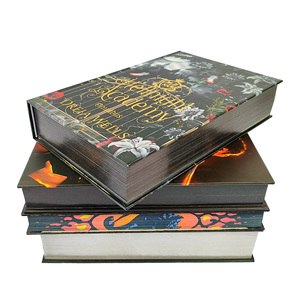 Bem Projetado Capa Dura Livro Full Color Folha Personalizada Bordas Pulverizadas Edição Especial Hardback Collectible Paper Paperboard Printing - Product Image 2
