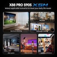 Hutron Smart Android TV Box con Procesador Quad Core S905X5M, 4K 60Hz, WiFi 5G, Ethernet 1000M, 4GB RAM, 64GB, Android 14, Reproductor Multimedia