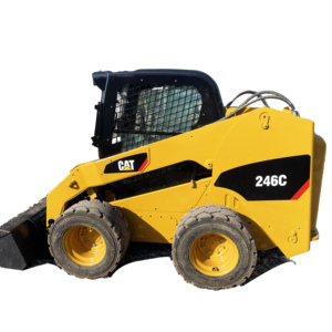 Cargadora de Dirección Deslizante Caterpillar 246C Original de Segunda Mano de EE. UU., Minicargadora CAT 226B, Bien Mantenida, Lista para Trabajar - Product Image 1