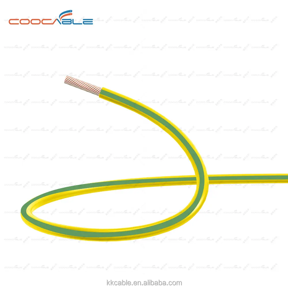 Kabel Tanah Kawat Tembaga Kuning Mm2 6 10 16 25 35 50 70 95 Mm2 Inti Tunggal