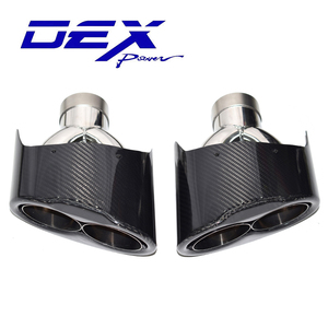 ปลายท่อไอเสียรถยนต์ DEX สำหรับ <span class=keywords><strong>Audi</strong></span> A3 A4 A5 A6 A7 อัพเกรดเป็น RS3 RS4 RS5 RS6 RS7 AK ท่อไอเสียคาร์บอนไฟเบอร์คุณภาพสูง - Product Image 4