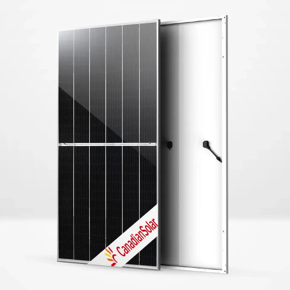 Pannelli canadesi all'ingrosso solare 650 watt Mono cella 600W 650 W 660W 665W modulo solare fotovoltaico