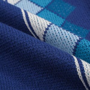 Nanteng Tùy Chỉnh Nhà Sản Xuất 100% Cotton <span class=keywords><strong>Mod</strong></span> Phong Cách Cổ Điển Dệt Kim Bàn Cổ Áo Ngắn Tay Áo V Cổ Cho Nam Giới Đan Polo Áo Sơ Mi - Product Image 6