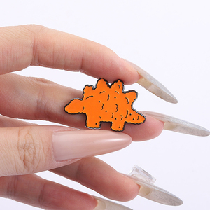 Khủng Long Cookie Ketchup men Pin phim hoạt hình động vật thực phẩm Trâm ve áo huy hiệu Ba lô trang sức quà tặng cho bạn bè bán buôn - Product Image 4