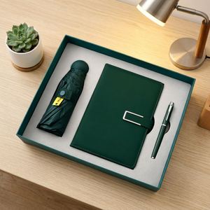 Ensemble de bouteilles d'eau isothermes de style carnet avec logo personnalisé pour cadeaux d'affaires - Product Image 1