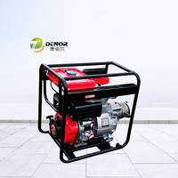 Pompes à eau portables haute pression auto-amorçantes à moteur essence multi-étages, entièrement fermées, refroidies par ventilateur, pour applications automobiles