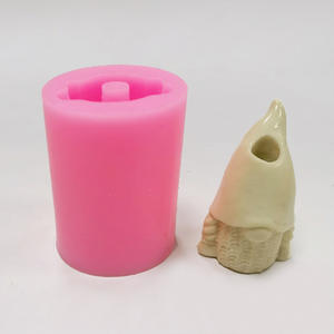 Molde de silicona epoxi para decoración navideña, para hombre mayor, Rudolph, Santa, paja - Product Image 6