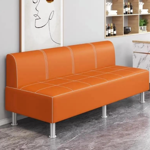 Ensembles de mobilier de salon de beauté : Canapé d'attente moderne en cuir, station de coiffure avec miroir, chaise de <span class=keywords><strong>coiffeur</strong></span>, mobilier de salon et salle à manger - Product Image 6