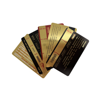 Individuell Bedruckte PVC-Geschenkkarte Transparente Geprägte Visitenkarte Goldfolie Reservierungs-Geschäftsnamekarte