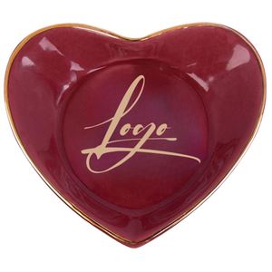 Custom Logo Jewelry Tray With <b>Pink</b> Leopard Set Heart Trinket Dish for Wedding Birthday <b>Gift</b> - Product Image 2