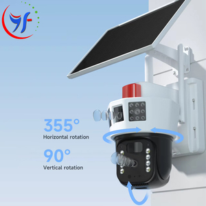 กล้องพลังงานแสงอาทิตย์ V380 เลนส์คู่ 4MP VCS03-4G CCTV LTE ซิมการ์ด 4G IP PTZ กล้องเลนส์คู่ BP8 กล้องพลังงานแสงอาทิตย์แบบใช้พลังงานแสงอาทิตย์ได้นาน - Product Image 2
