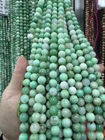Perles de pierres précieuses naturelles polies, style artisanal, 6, 8, 10 mm, couleurs mélangées, pour la fabrication de bijoux – Vente chaude