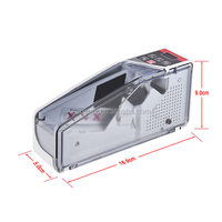 Portable Mini compteur d'argent pratique dans le monde entier billet de banque billet monnaie comptage Machine avec affichage LED prise financière ue/US