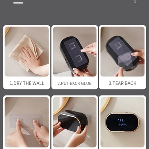 Nouveaux distributeurs automatiques de savon mousse pour salle de bain, machine à laver les mains intelligente avec charge USB, deux couleurs, en matériau ABS - Product Image 5