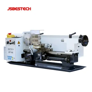 BT180 Mini bench lathe machine for metal working 20mm spindle bore