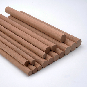 Sepele Holz Rundstäbe, DIY Holzmaterialien, Bastelmaterialien, Runde Holzstreifen - Product Image 6