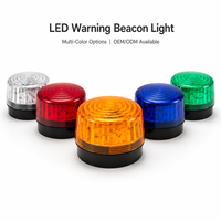 Luz de Advertencia Estroboscópica LED Circular Super Siren SL-05L, DC 9-15V, Certificación CE, Luz de Alarma Antirrobo y Contra Incendios