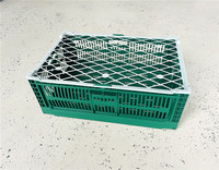 Caisse de manutention en plastique solide de haute qualité, empilable, avec moulage par injection, fournisseur ODM et OEM