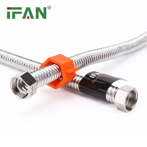 Tubo flessibile in metallo flessibile 30 40 50 60cm SUS304 tubo ondulato in acciaio inossidabile IFAN OEM ODM - Product Image 3