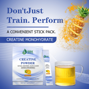 High Potency Pineapple Taste Creatine Monohydrate Powder Sports Nutrition <b>Supplement</b> for Adult Muscle Building Workout Essential - Product Image 5