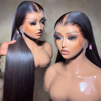Perruques sans colle 13x6 HD Lace Front, dentelle pré-coupée, nœuds blanchis, cheveux humains pour femmes, prêtes à porter, ligne de cheveux naturelle