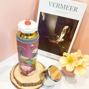 Titanium Coated Insulated Cup With <b>Tea</b> Strainer Screw Cap Business Gift <b>Set</b> For <b>Tea</b> Brewing - Product Image 2