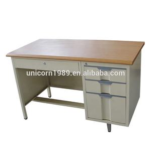 Steel Office Desk Office <strong>Computer</strong> <strong>Table</strong> with Drawer Single Person Writing Desk for Doctor Finance Customized Workbench - Product Image 5