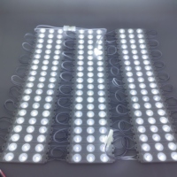 Module d'injection LED 9820 AC 110V 220V 3 LED IP65 étanche sans driver pour enseignes lumineuses, caissons lumineux, publicité et décoration