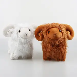 Highland Woolly Ram Sheep Highland Sheep Stuffed Animal Toys Doll Plush Soft Toy Plush