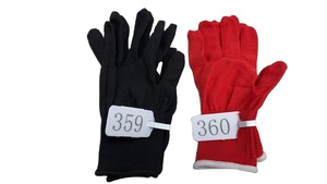 Guantes Antiguos Delgados <span class=keywords><strong>de</strong></span> Algodón Rojo Puro para Etiqueta, Joyería, Trabajo y <span class=keywords><strong>Seguro</strong></span> Laboral - Product Image 6