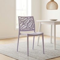 Chaise de salle à manger empilable en plastique PP, colorée, pour bistro et restaurant – Offre spéciale