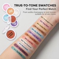 Highlighter crémeux scintillant personnalisé, végan, sans cruauté, bronzer compact rond, palette de highlighters pour le corps et le visage, marque privée